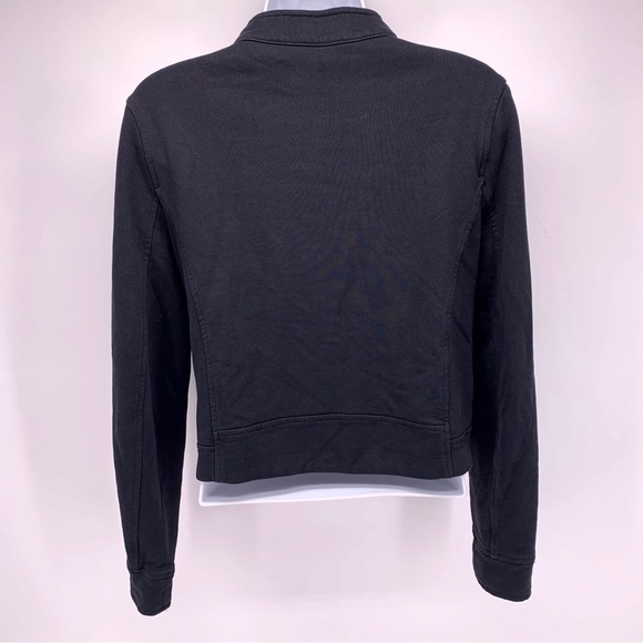 Aritzia TNA Sunday Best Black Zip Up Jacket Size 4 - Picture 4 of 6